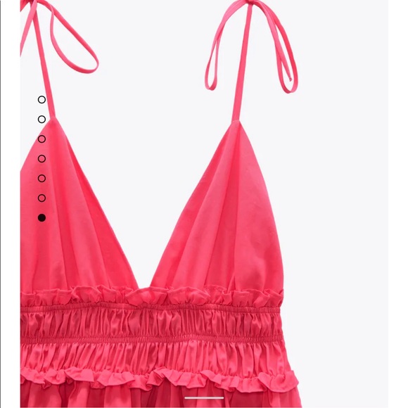 BNWT Zara Ruffle Mini Dress - Picture 2 of 10